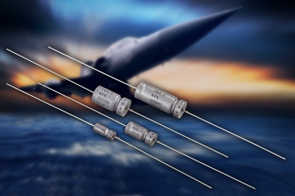 AVX adds several High-CV devices to its TWA series COTS Plus wet electrolytic tantalum caps